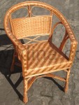 Fotel z maty wiklinowej J015