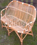 Sofa z oplotem rattanowym J023