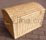 Kufer Pirat 60cm biała wiklina